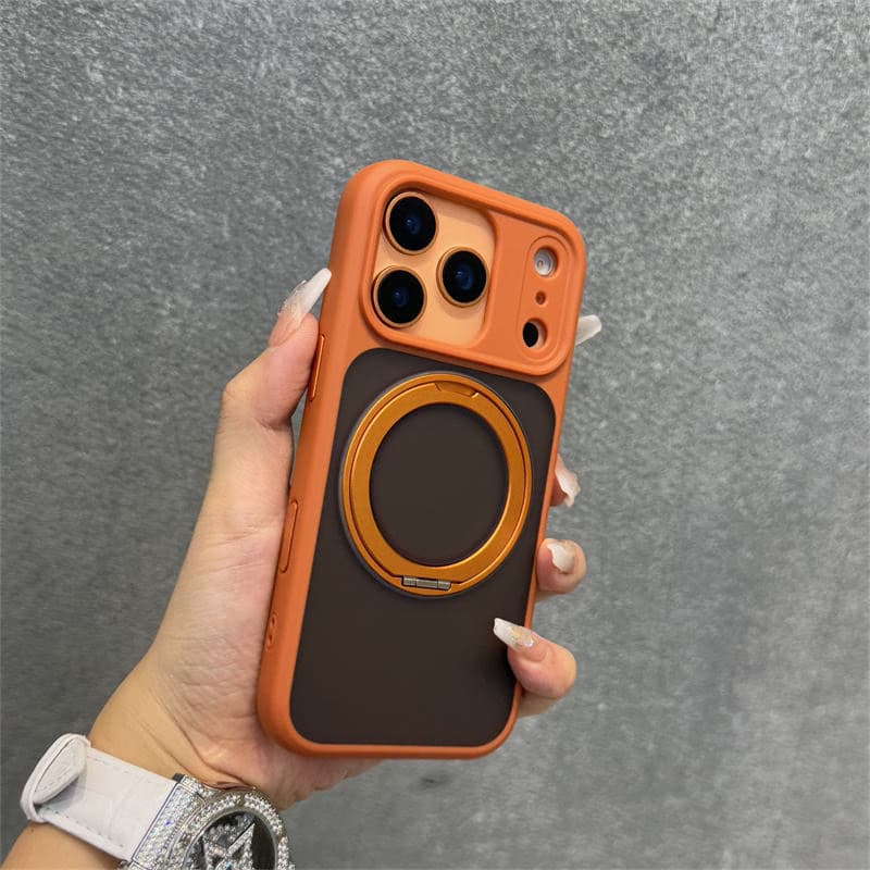 Magnetic Phone case with 360° Rotating Stand For Iphone