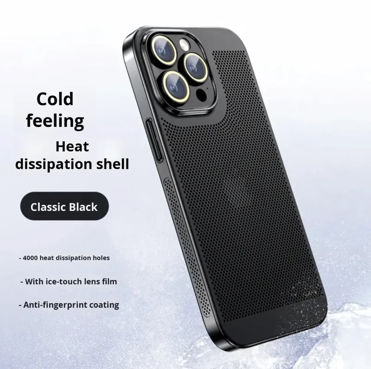 Luxury High Quality Electroplating Heat Dissipation Phone Case for iPhone