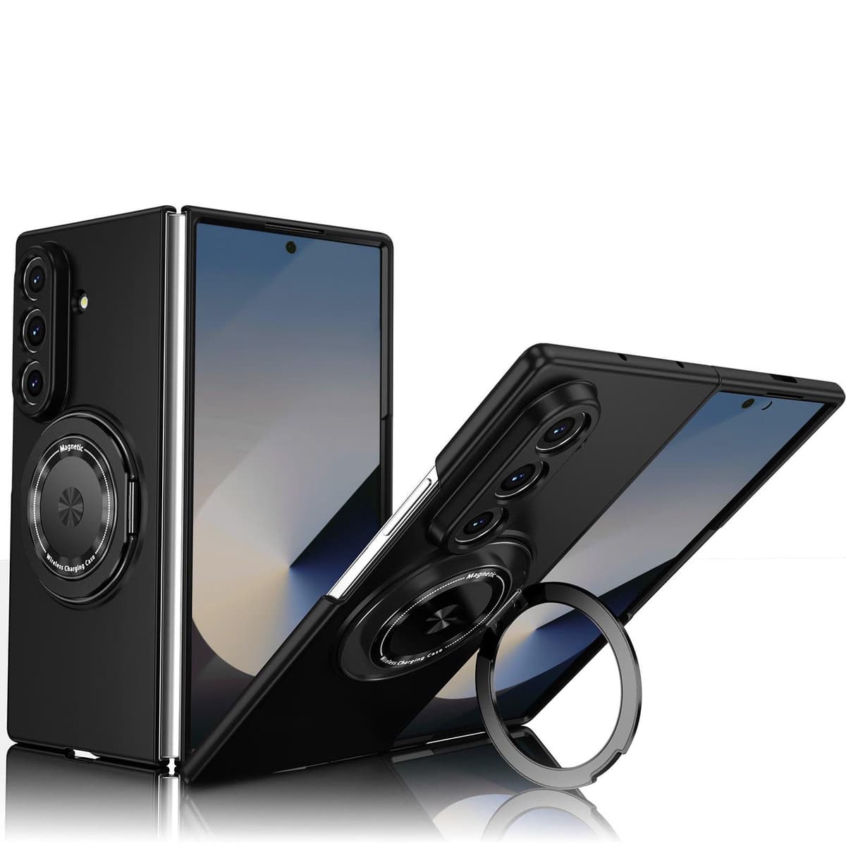360 Magnetic Ring Holder Folding Magnetic Wireless Charge Shockproof
