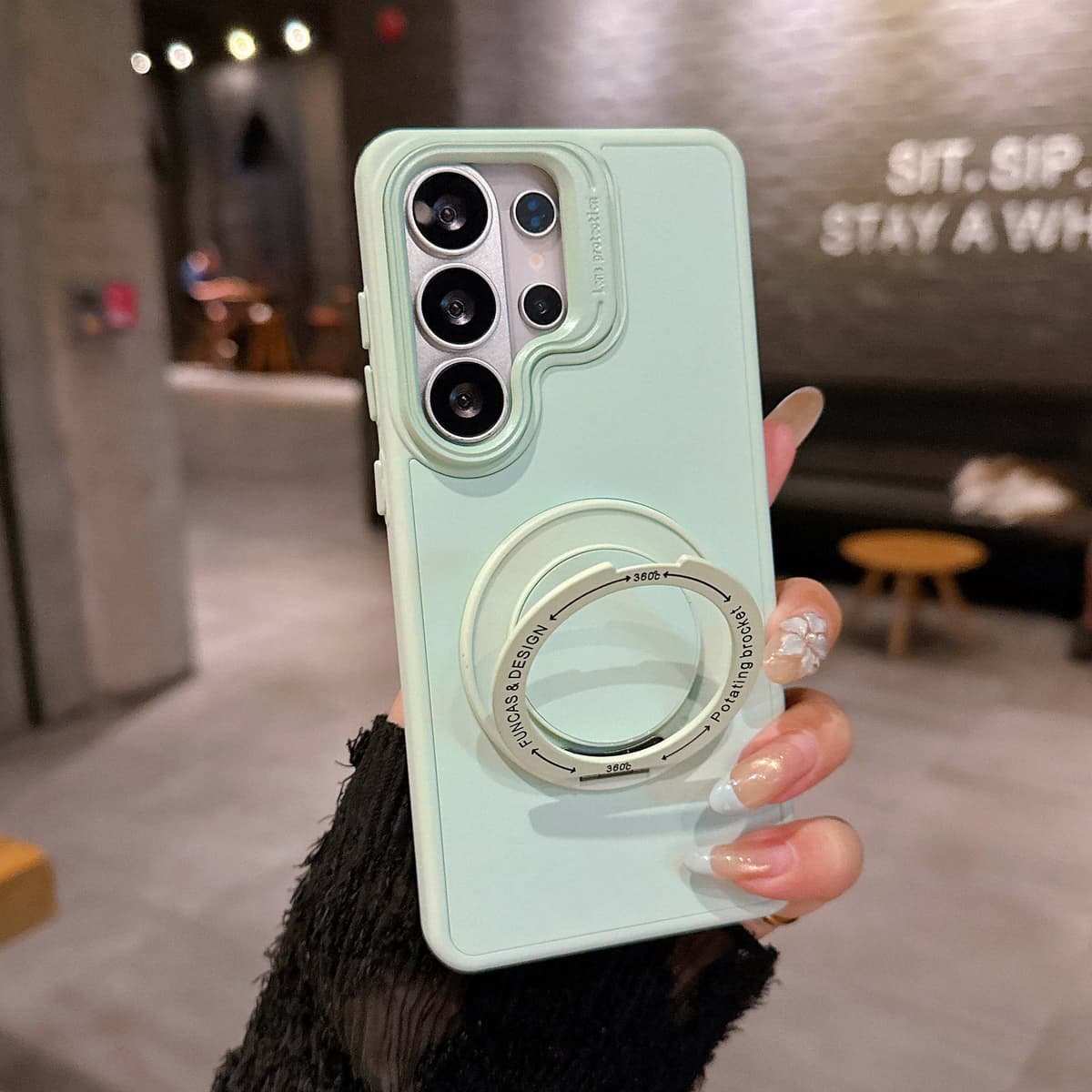 Magnetic Rotating Stand for Samsung Galaxy Anti-fall Cases