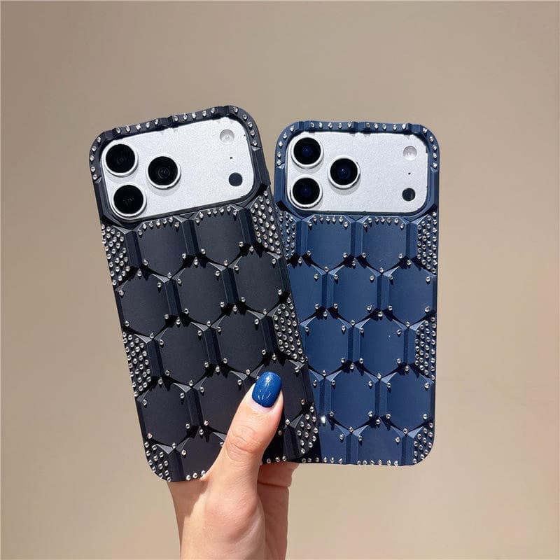 Premium TPU Anti-Drop Phone case with Rhinestones for iPhone