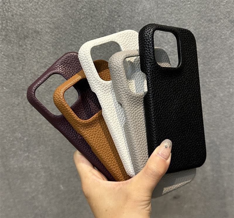 High Quality Full Coverage Surround Leather Phone Case for iPhone
