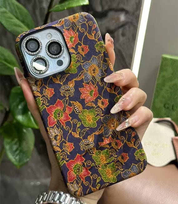 New Fashion Shockproof Flower Pattern Girls Phone Case