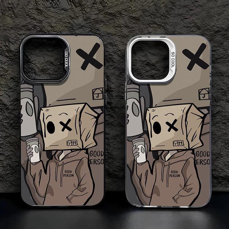 High Quality Fashion Cool Boys Cartoon Anime Phone Case for iPhone