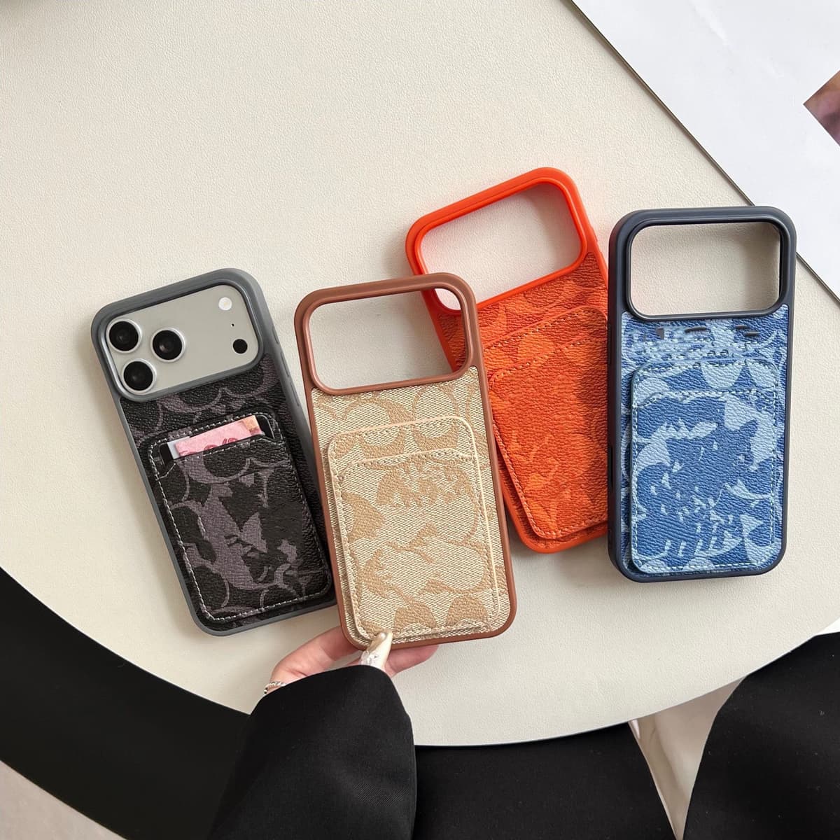 Luxury PU Leather Shockproof Phone Case for iphone