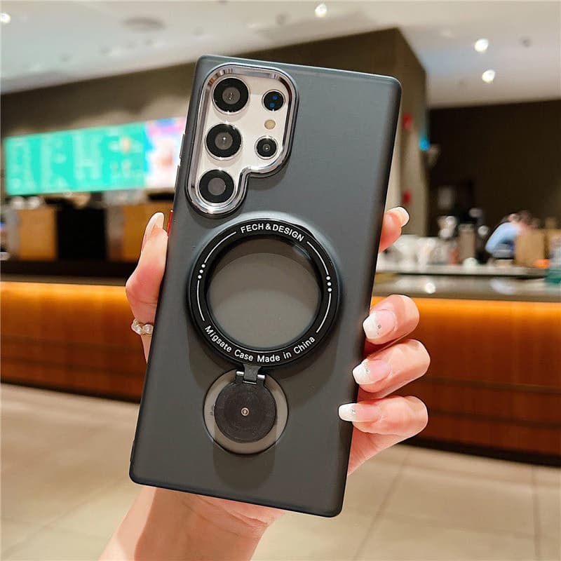 360-degree Rotating Magnetic Mount with Matte-textured Protective case