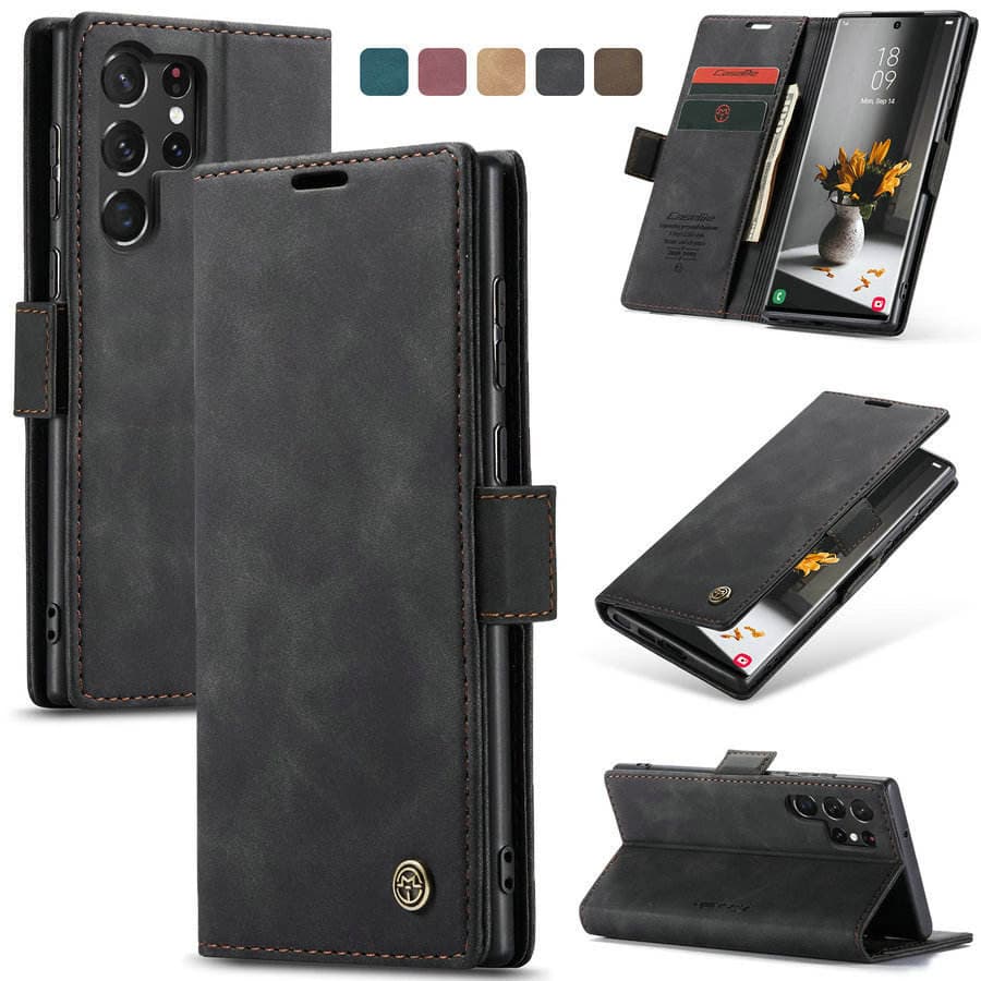 CaseMe Magnetic PU Leather Cases for Samsung