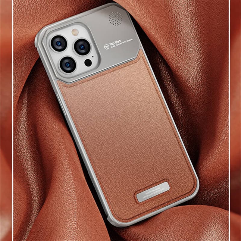 Premium Leather Mobile Phone Case for iPhone